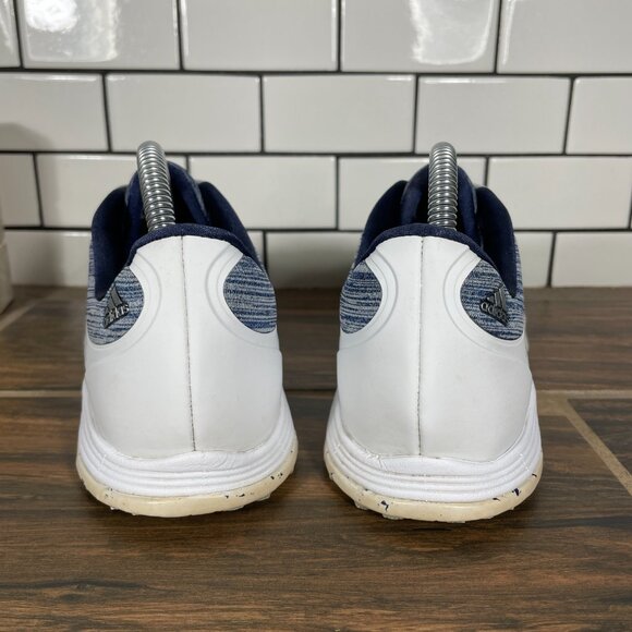 adidas adipure Sport 2 Womens Size 8.5 Golf Shoes White Blue Spikeless Sneakers - Picture 4 of 13